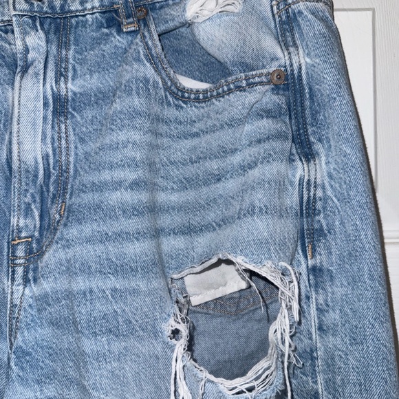 american eagle super high-rise baggy wide leg jeans - 8 short - Picture 6 of 14